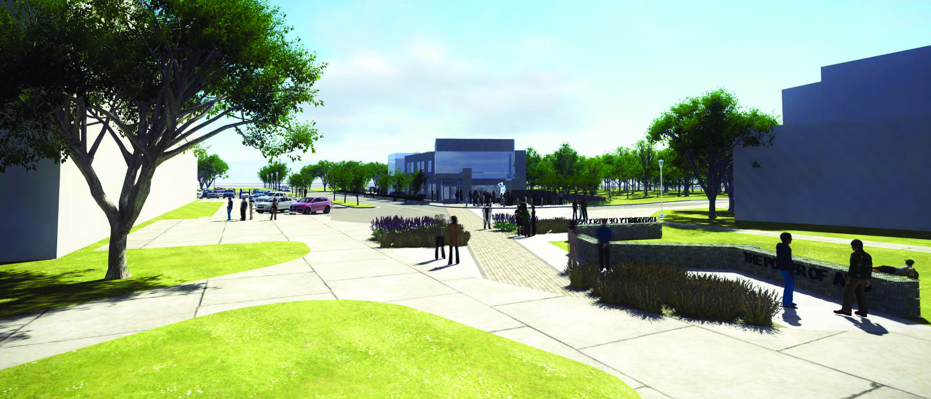 Visitor and Admissions Center rendering