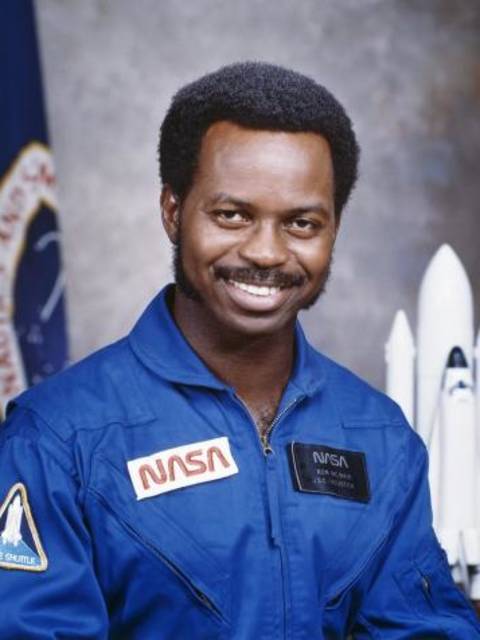 Ronald E. McNair, headshot in NASA uniform