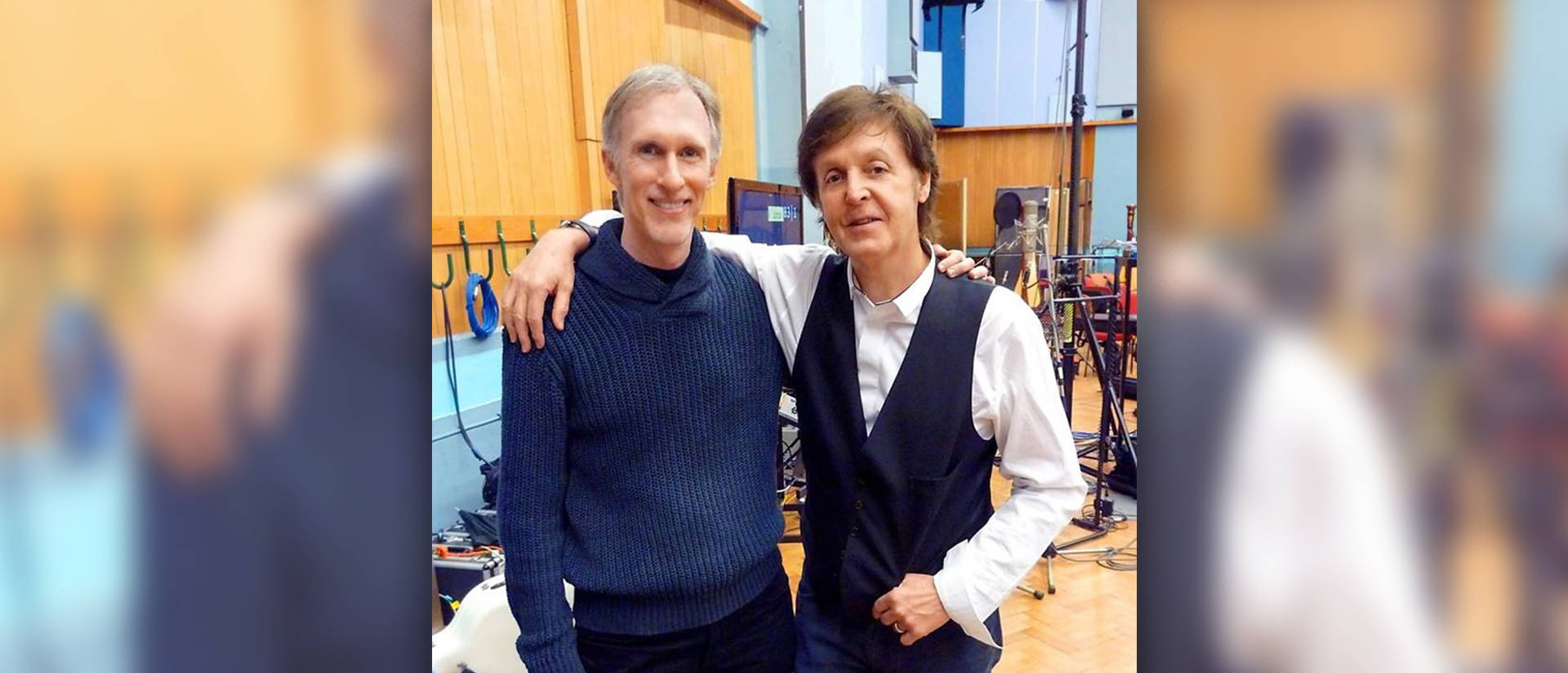 Mark McKenzie and Paul McCartney