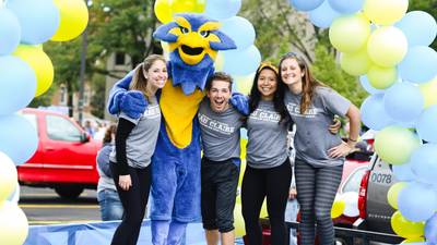 Student recreation Staff with Blu
