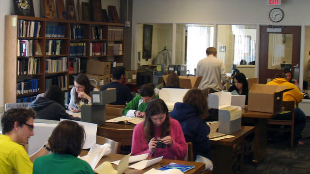 Special Collections + Archives Reading Room