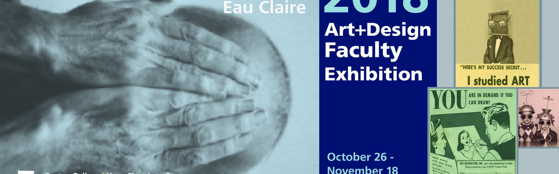 Faculty exhibition banner