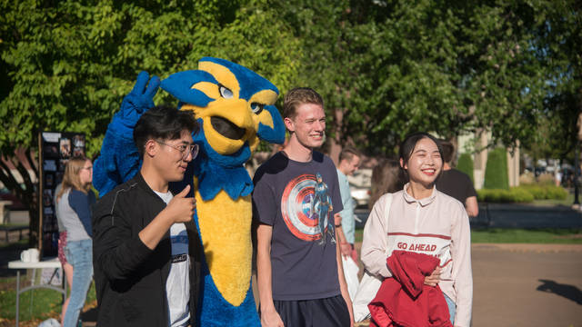 UW-Eau Claire students gather at UW meets EC event