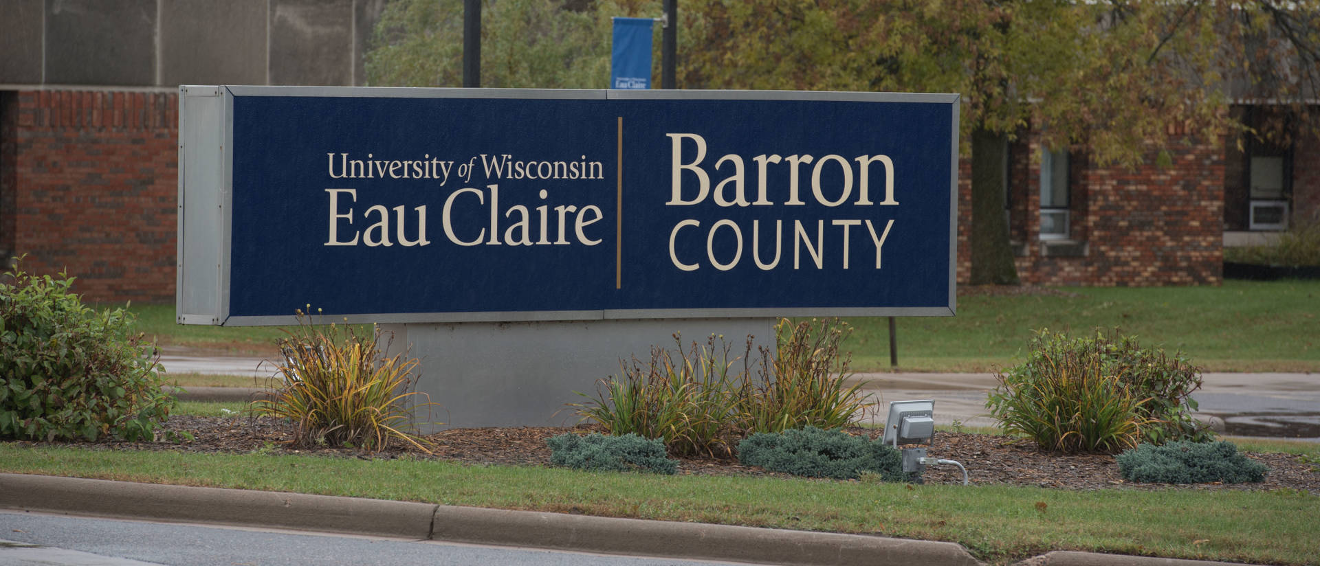 UW-Eau Claire – Barron County campus sign.