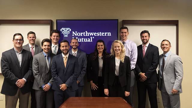 UW-Eau Claire Northwestern Mutual intern/grad team