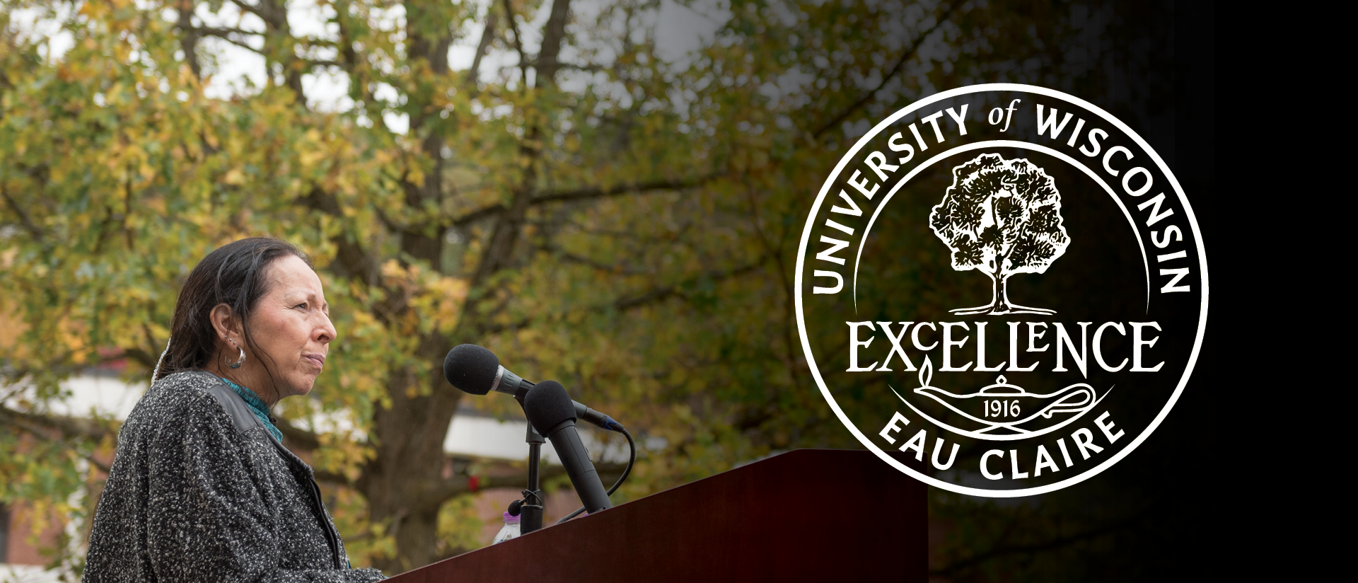The University Seal prominently features the Council Oak tree and the word “Excellence"