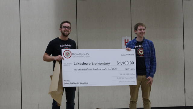 BAP donation to Lakeshore Elementary