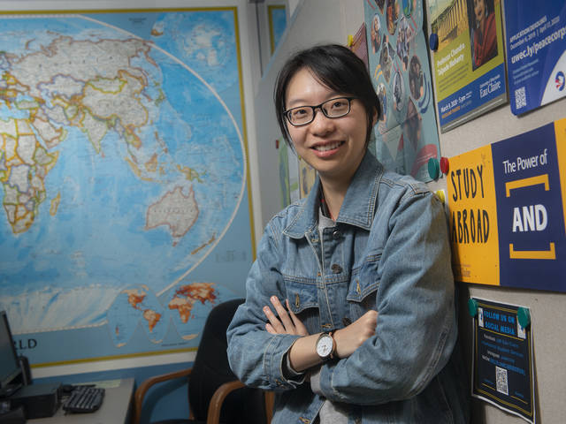 Ariel Liu, an international student from China, joined other Blugolds last fall by studying abroad, furthering her understanding of other cultures.