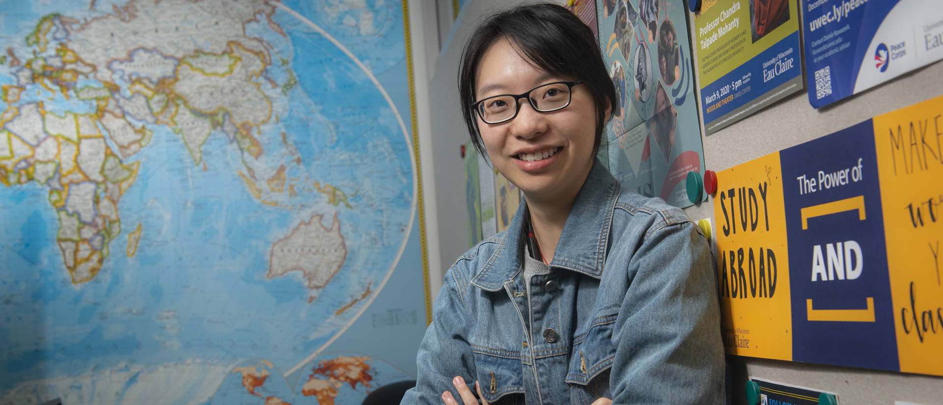 Ariel Liu, an international student from China, joined other Blugolds last fall by studying abroad, furthering her understanding of other cultures.