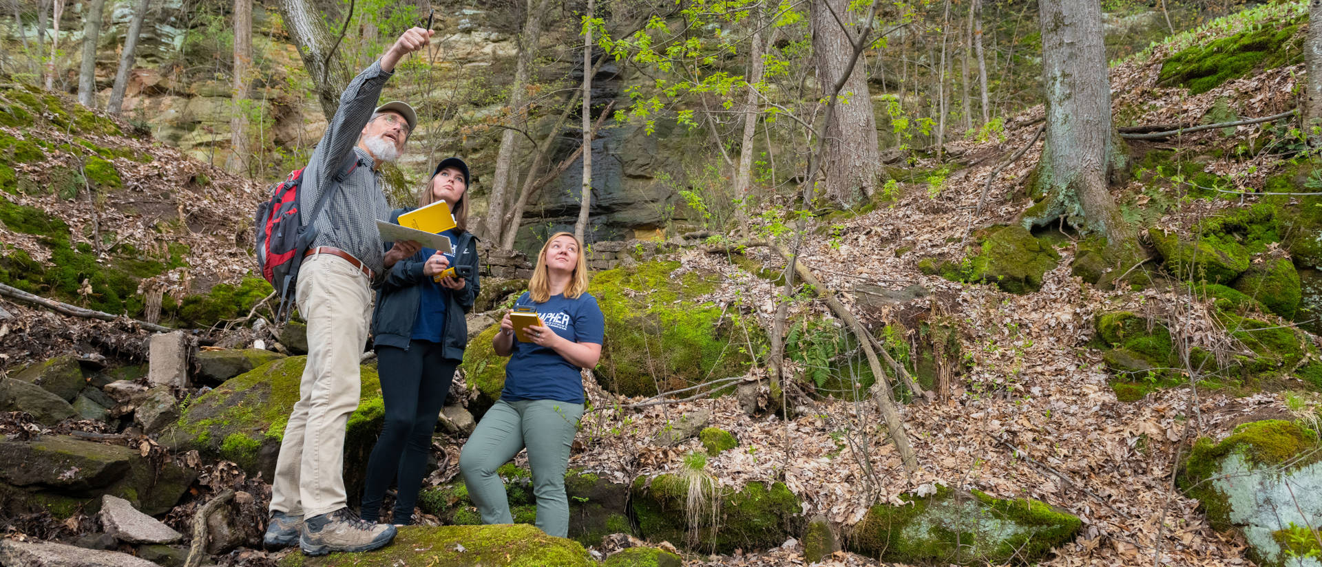 Geography faculty spend significant time teaching students in the field as well as in traditional classrooms. The sense of community that develops because of the shared experiences helps students thrive.