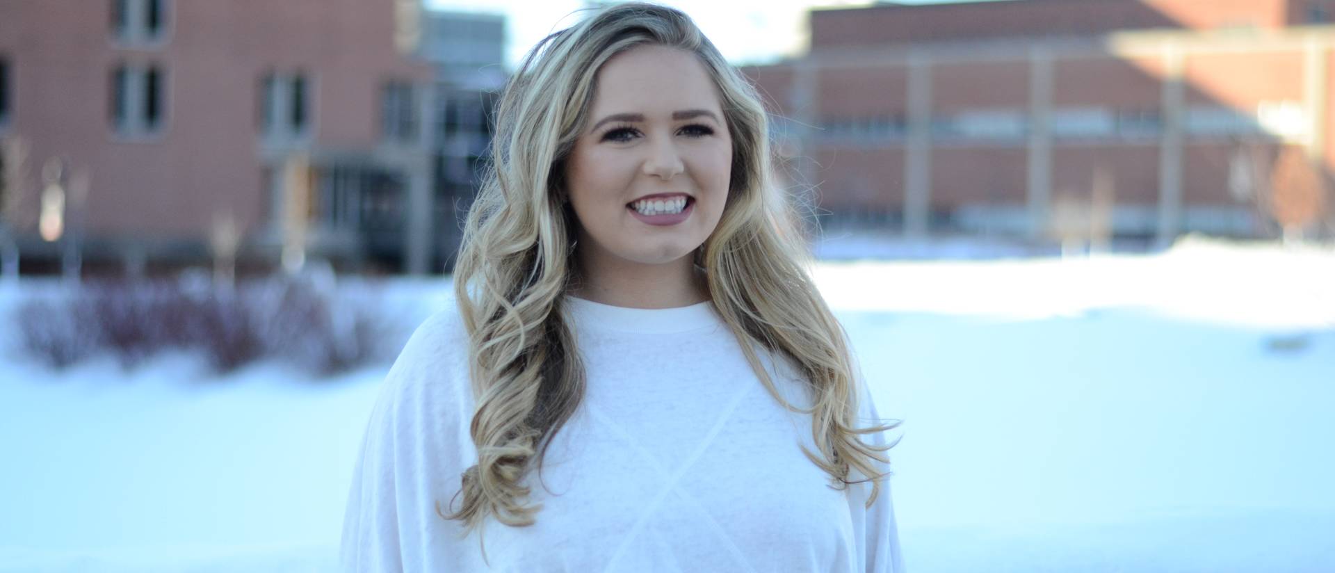 Senior Taylor Schneider's internship moved from in-person to virtual because of the pandemic.