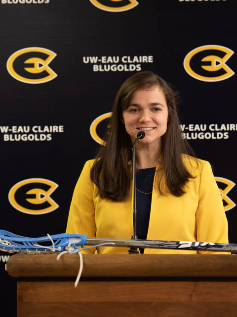 New Blugold women's lacrosse coach Aubrianne Hilton