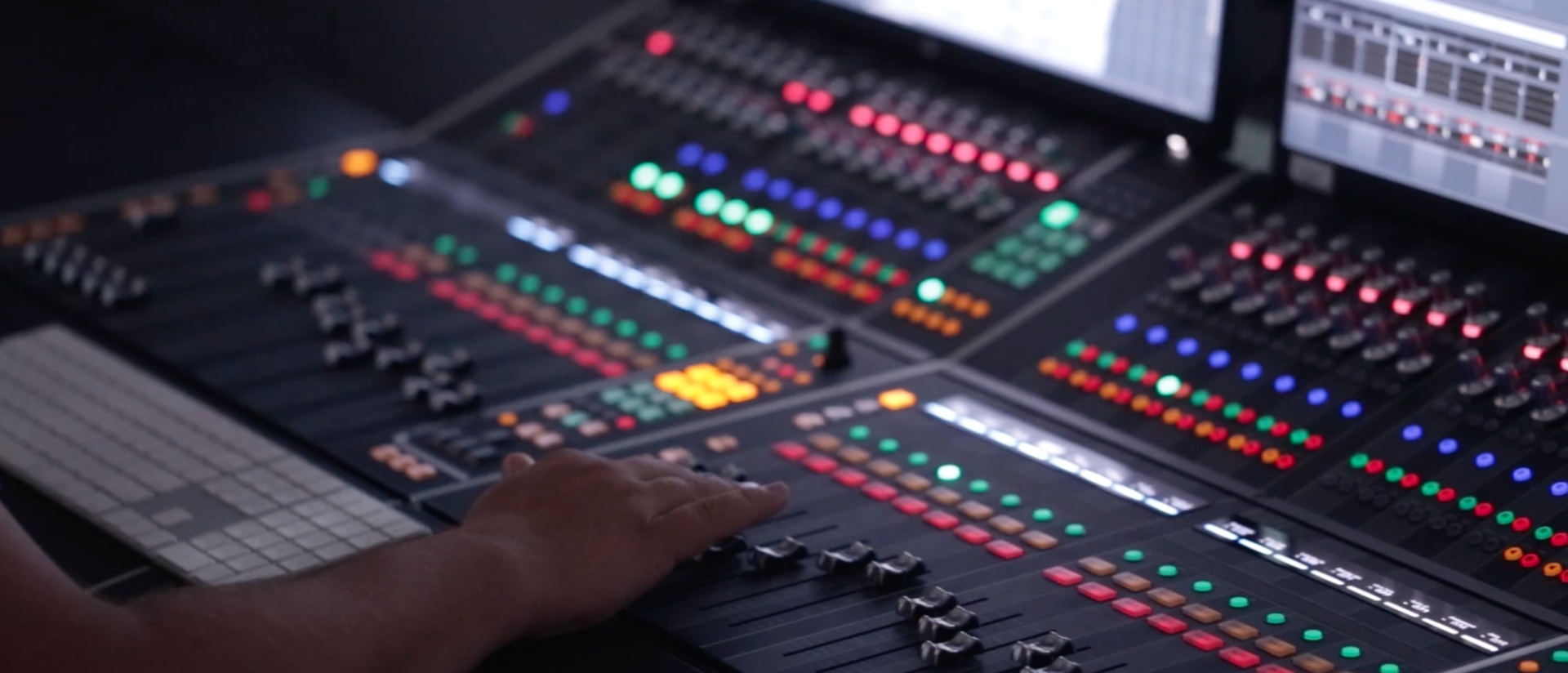 Sound board in Pablo studio