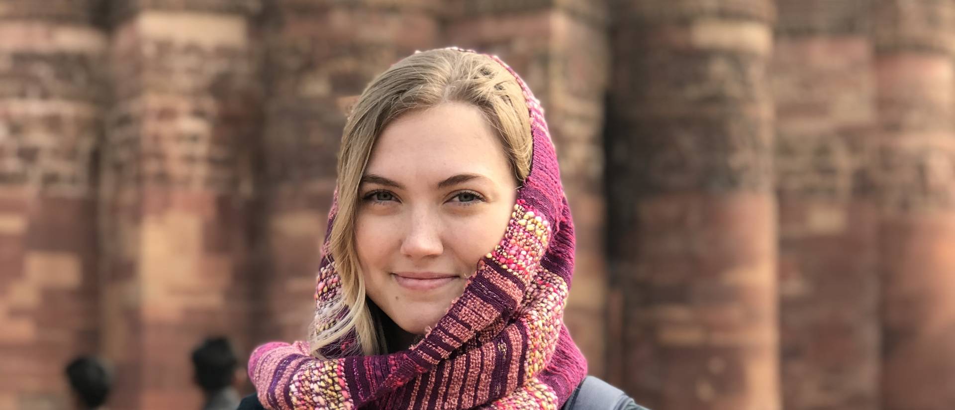 Studying abroad in India was a highlight of Megan Hansen's time as a Blugold.