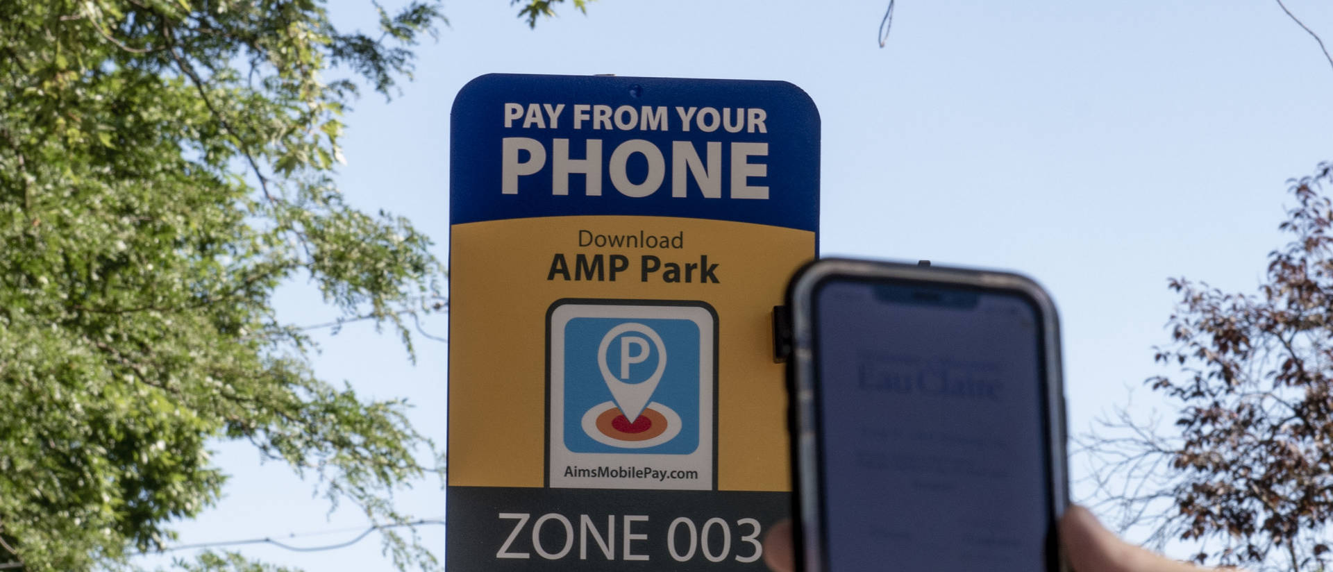 Drivers at UW-Eau Claire can ditch their coins and now pay for timed parking with the use of a mobile app.