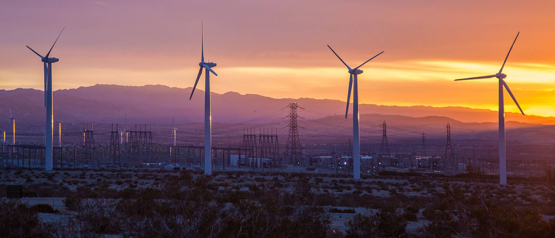 Dillon Wind Power Project in Palm Springs, Riverside County, California (Photo credit: Tony Webster)