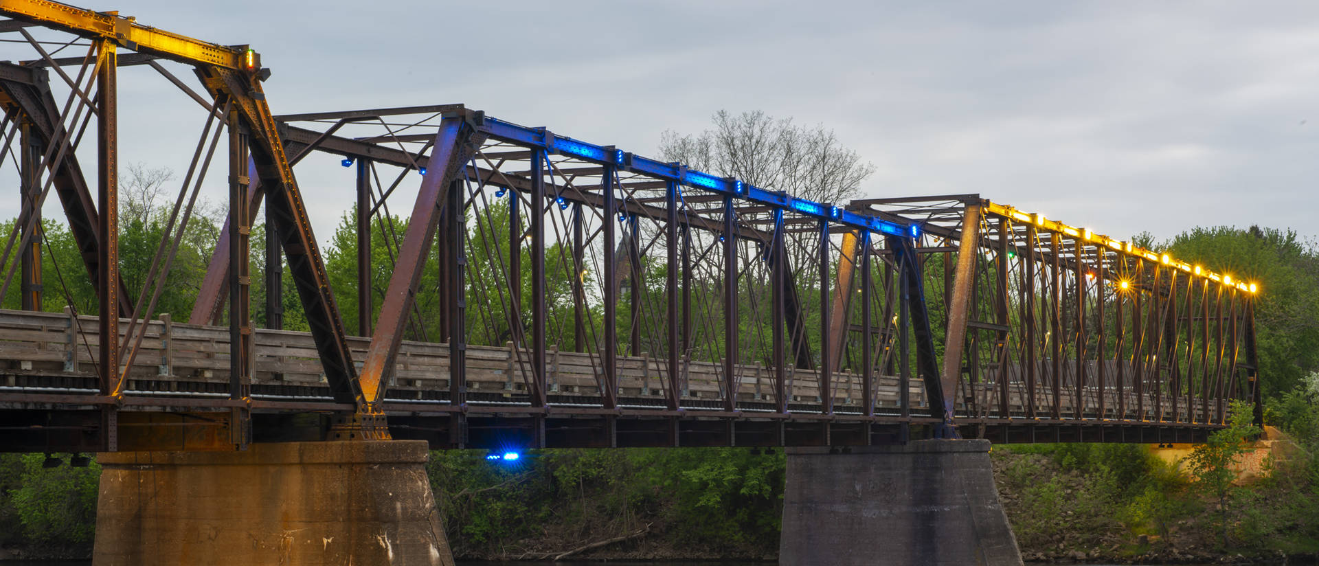 Eau Claire's Phoenix Park bridge will be lighted in purple and yellow on Oct. 16 to bring awareness to developmental language disorder.
