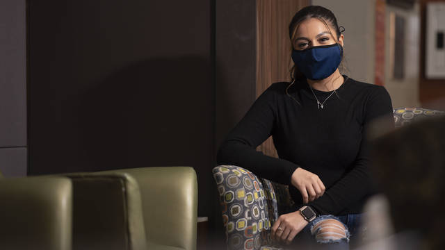 Alejandra Serna hopes to use all she’s learned during her time at UW-Eau Claire to make positive change for underrepresented populations on campus and in the community.