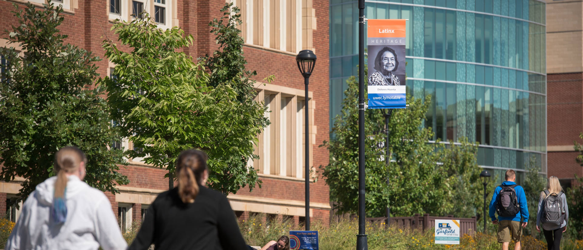 UWEC Campus Heritage Banners