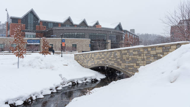 Davies Center in winter