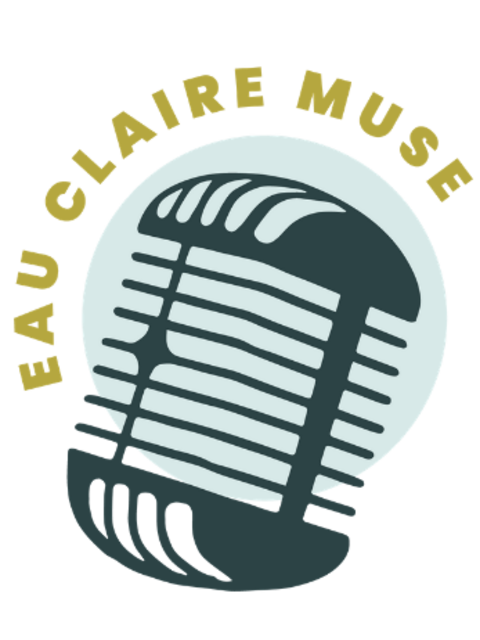 Logo for the Eau Claire Muse featuring a microphone.