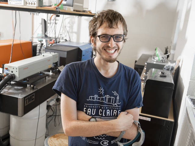 As a Blugold, Sean Parsons discovered he has a talent for and a love of teaching chemistry to college students. After he graduates this month, he will begin a Ph.D. program in chemistry, a step toward what he hopes will be a career in higher education.