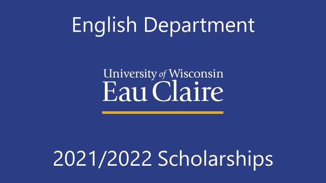 English Department 2021/2022 Scholarships