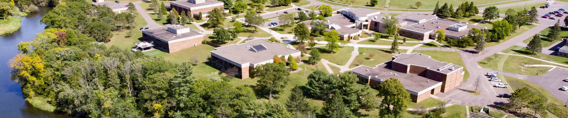 Aerial photo of UW-Eau Claire – Barron County