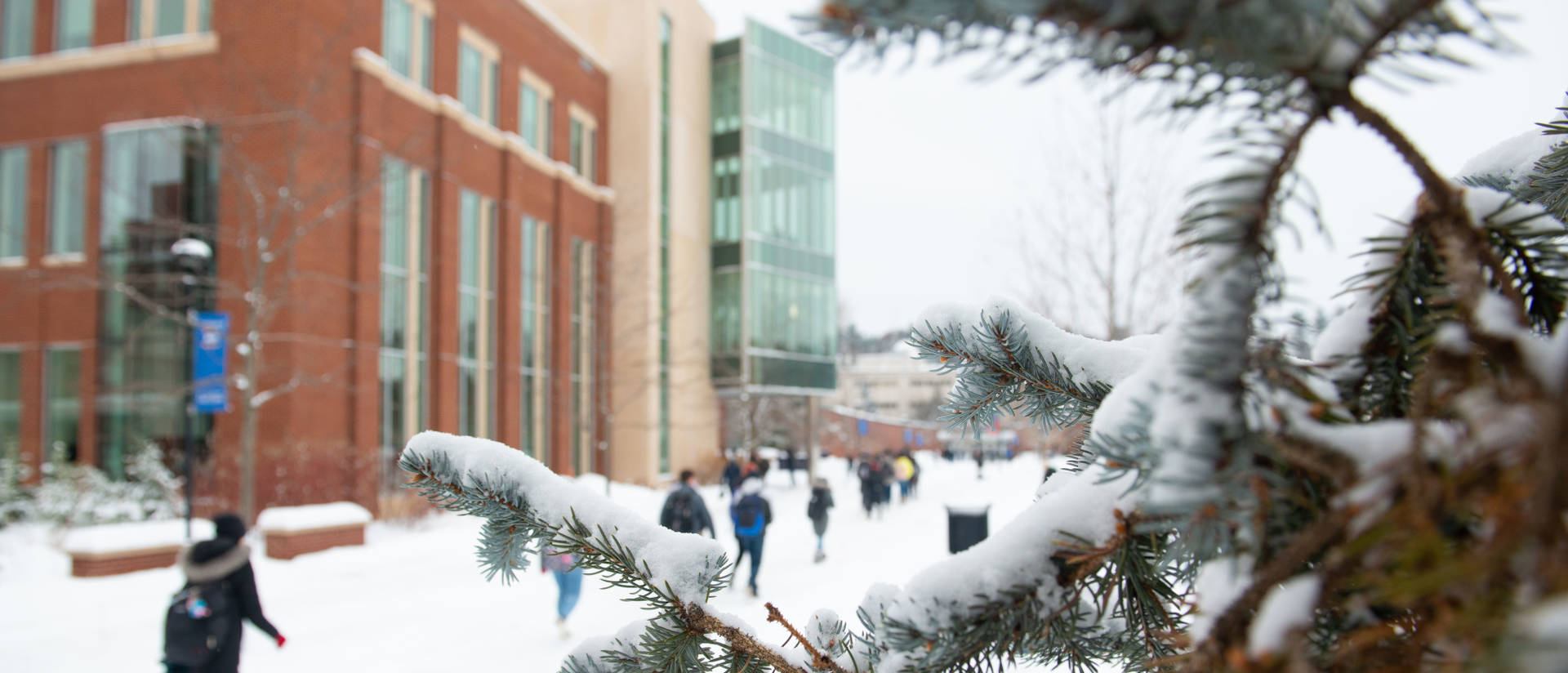 Centennial Hall in winter