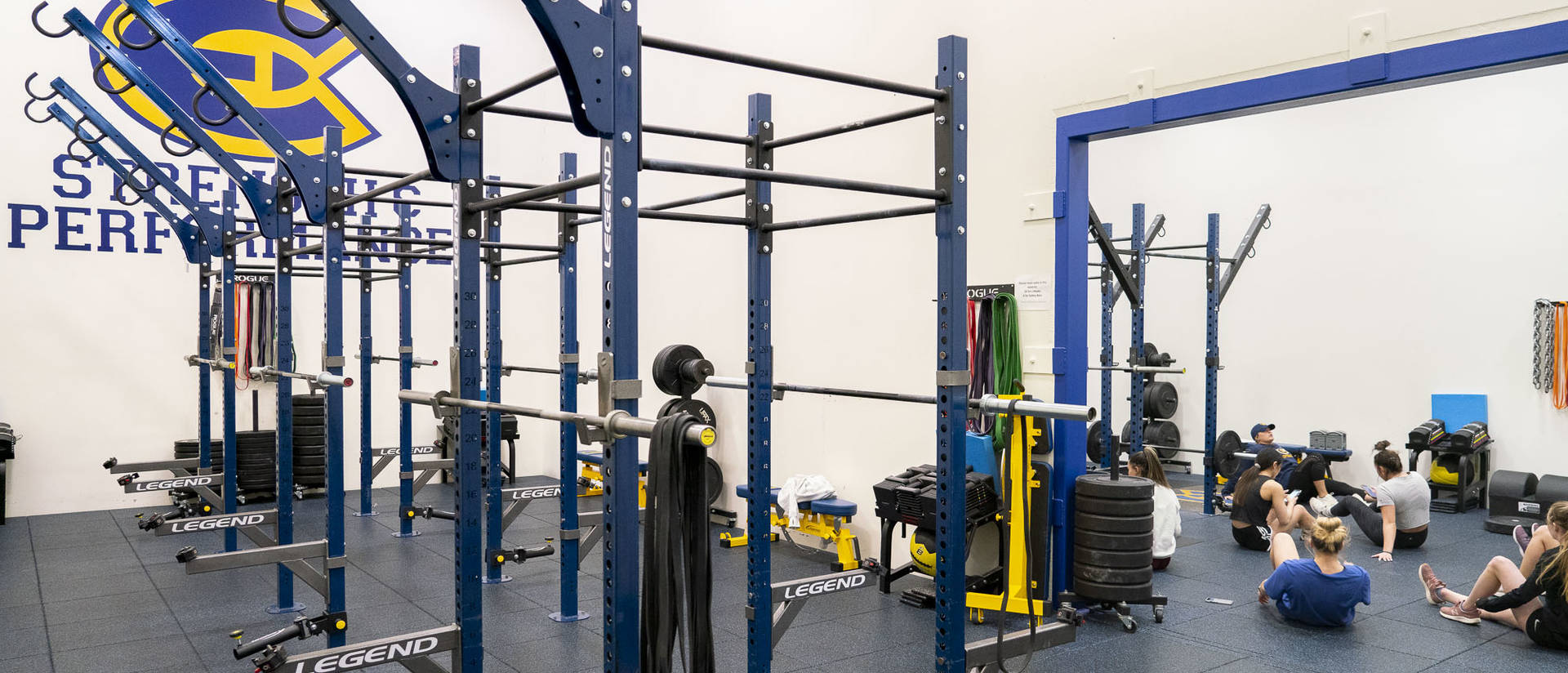 Workout and weight room area in McPhee