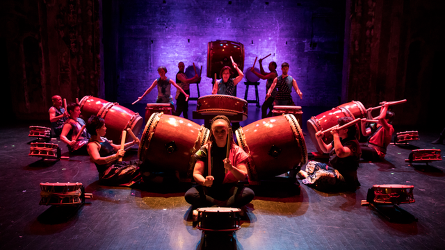 Asian drum troupe