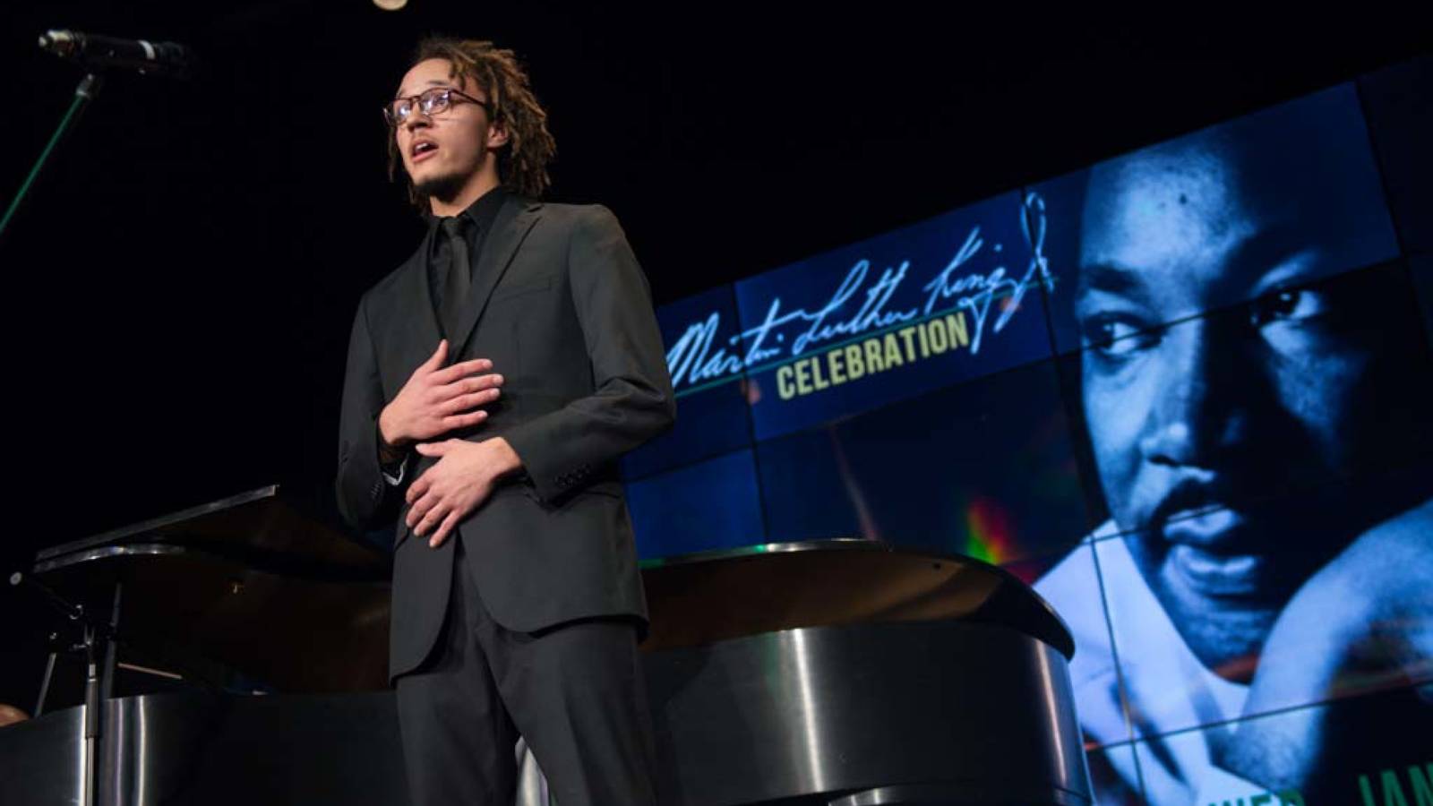 UWEC Concert Choir member, Elijah Vanderpool