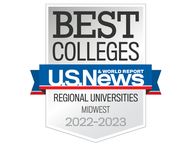 Best Colleges U.S. News and World Report Best Regional University in the Midwest 2022-2023 Badge