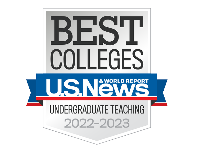 Best Colleges U.S. News and World Report Undergraduate Teaching 2022-2023 Badge