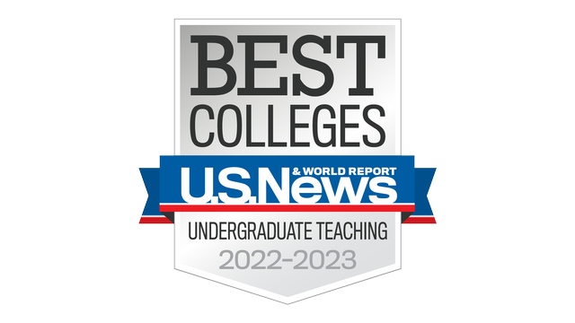 Best Colleges U.S. News and World Report Undergraduate Teaching 2022-2023 Badge