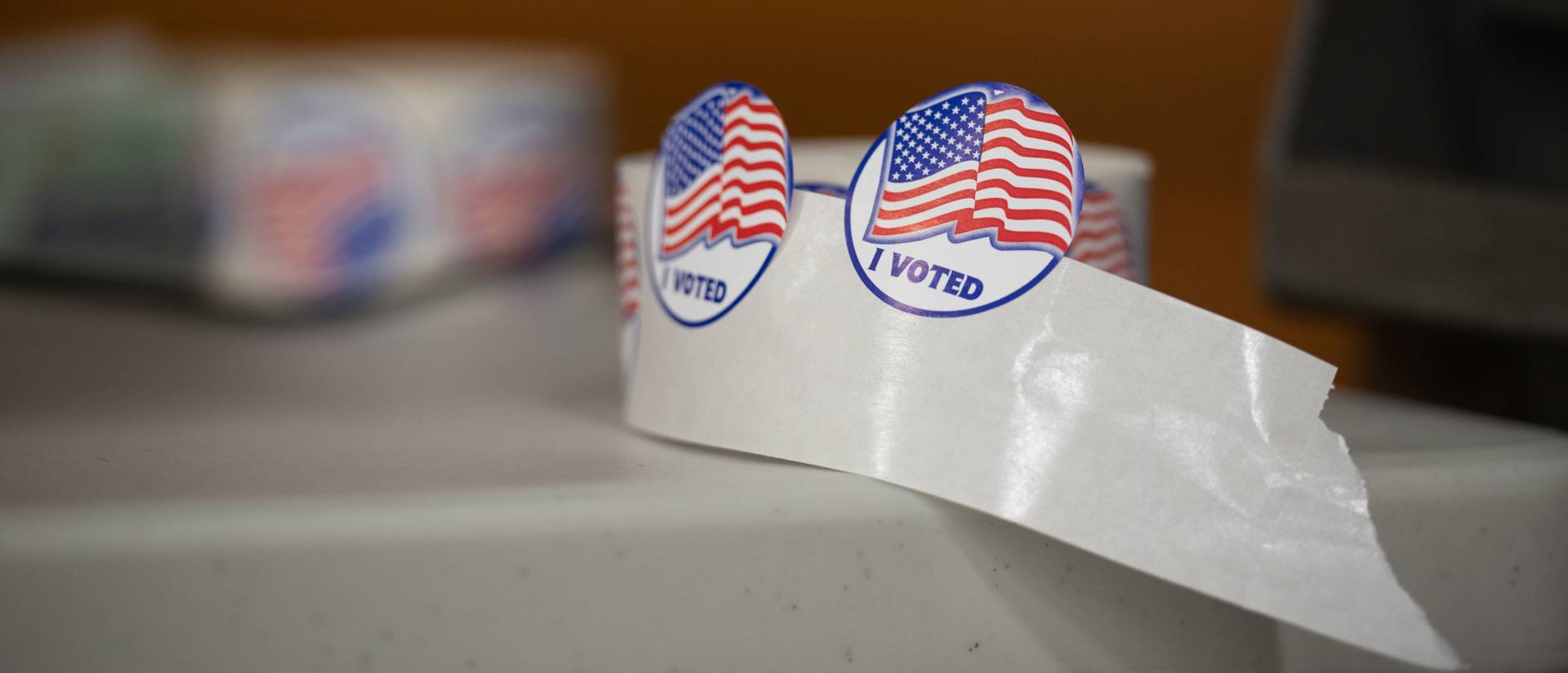 Voting stickers