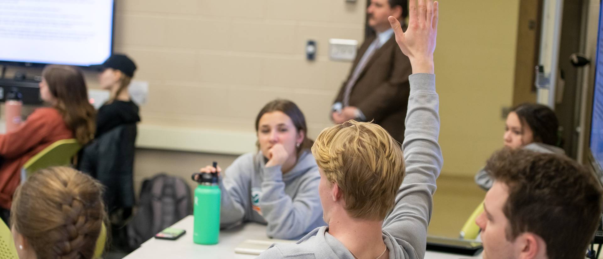 students in classroom