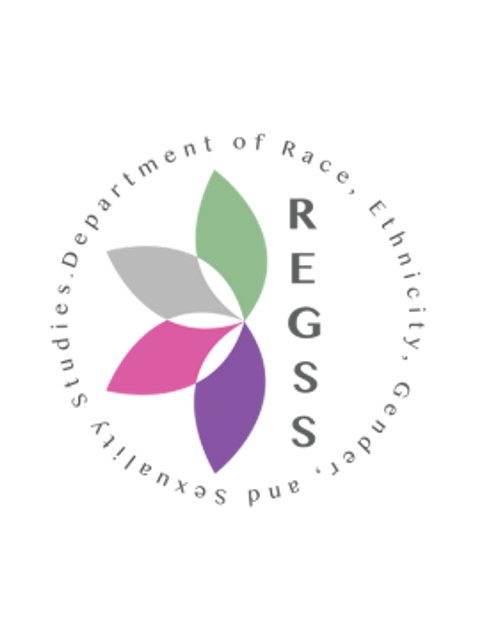 REGSS department logo featuring the title and a flower
