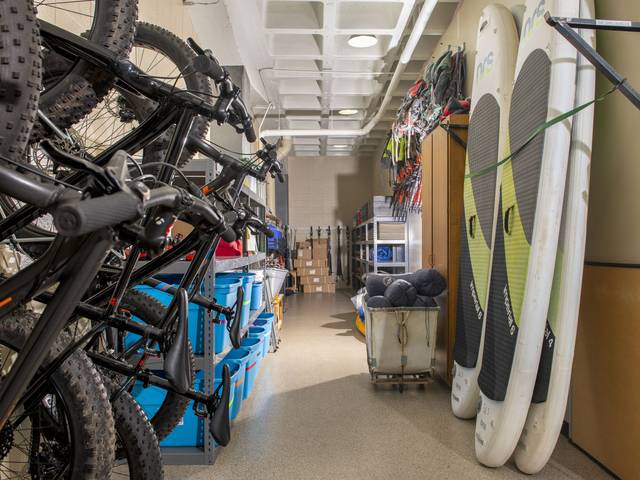 Bikes and SUP boards in the EAC