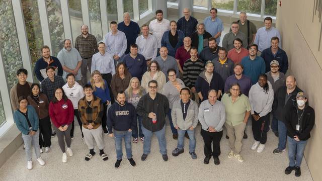 Staff photo showing employees of Learning & Technology Services as of October 2023