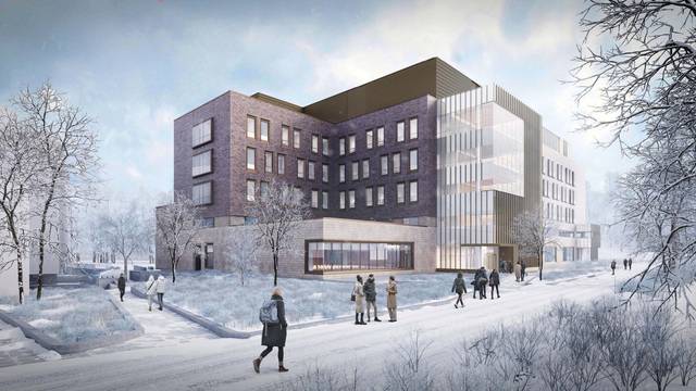 Science and Health Sciences building rendering