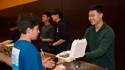 Korean Student Association Serving Food at CultureFest 2023