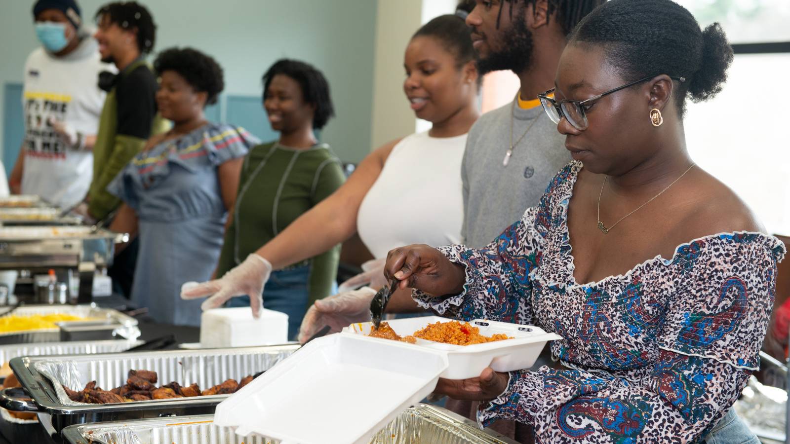 African Student Association Serving Food CultureFest 2023