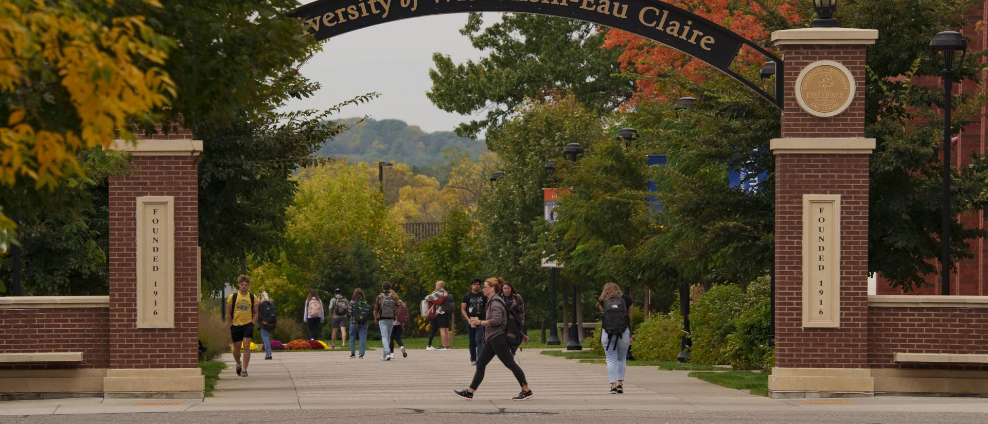 fall campus scene at gateway