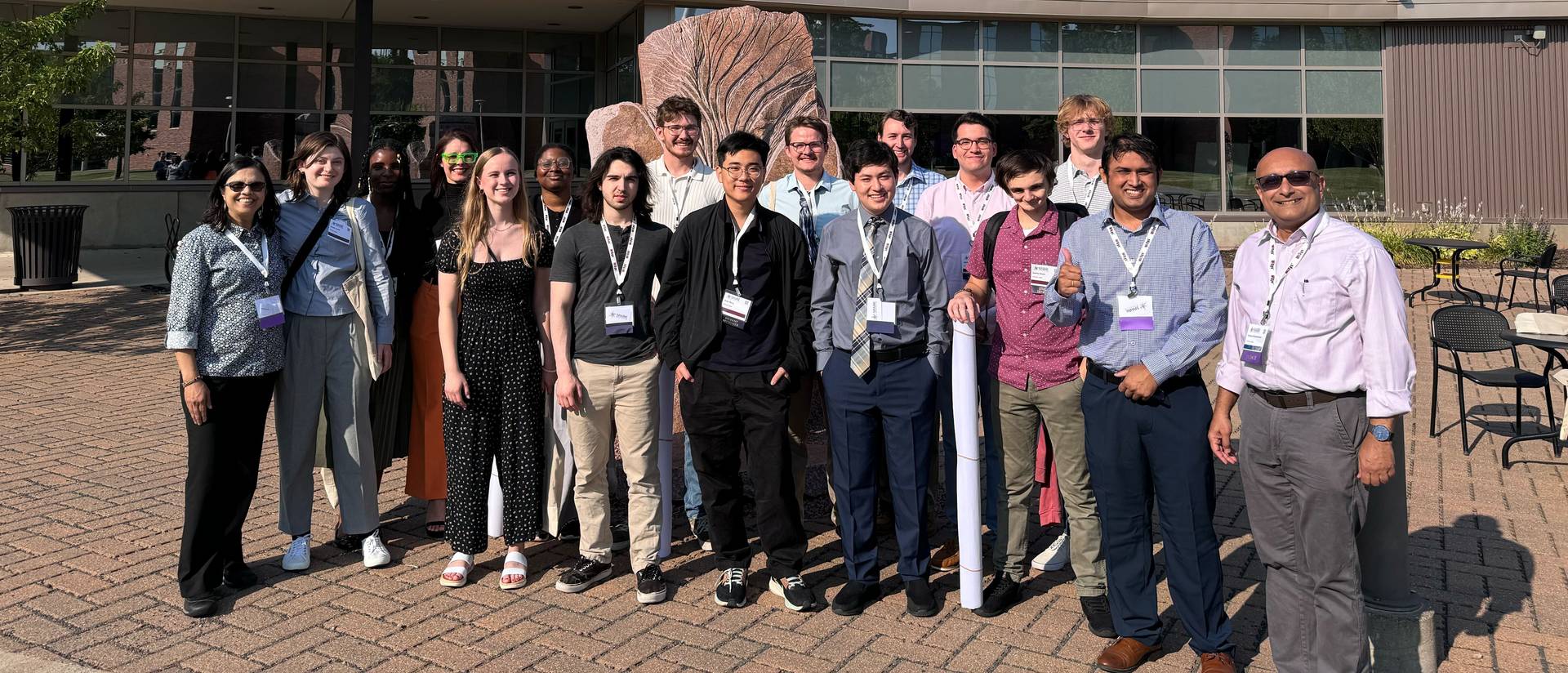 REU 2024 Group at the WiSys SPARK Symposium held at UW-Superior.