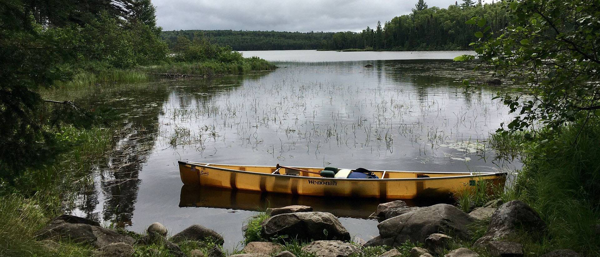 Boundary Waters Canoe Area Wilderness image with canoe