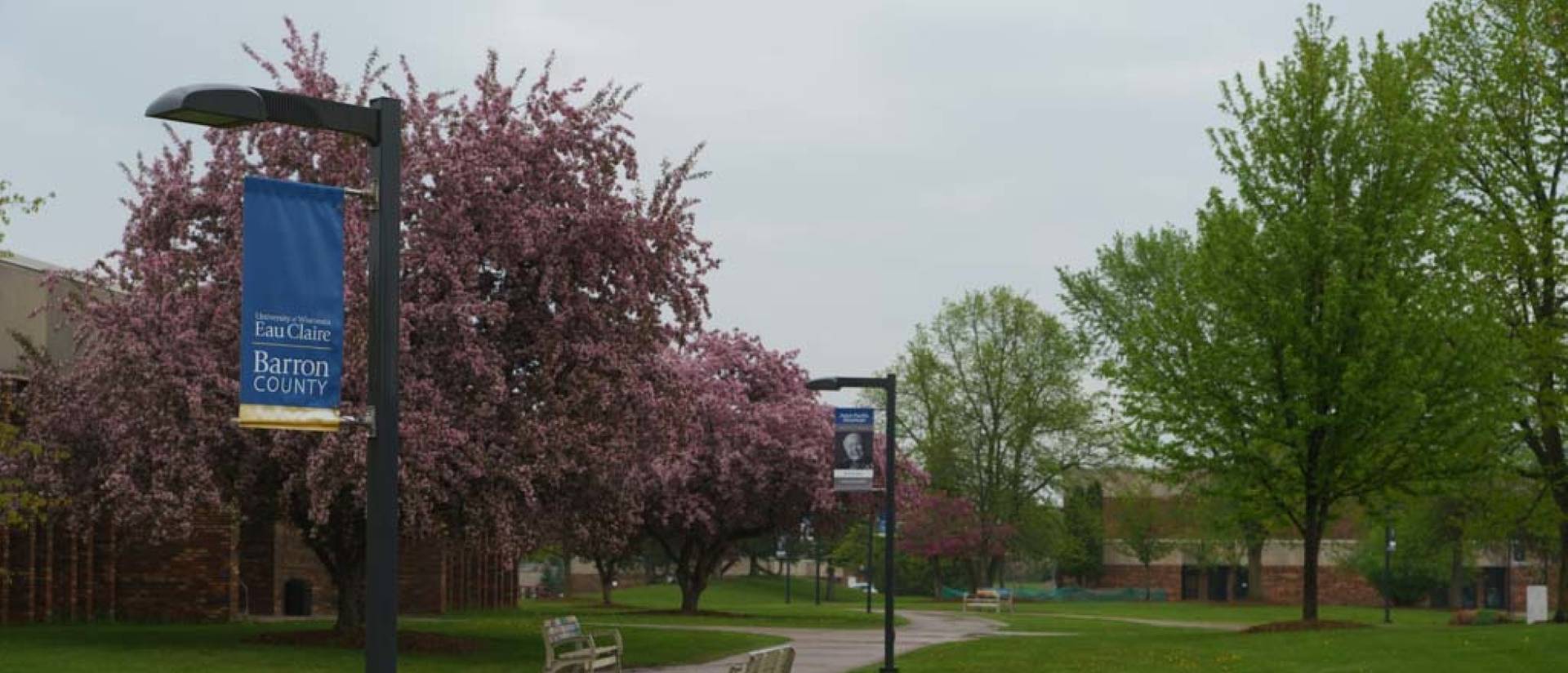 UW-Eau Claire – Barron County campus in spring