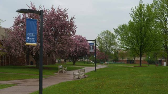 UW-Eau Claire – Barron County campus in spring