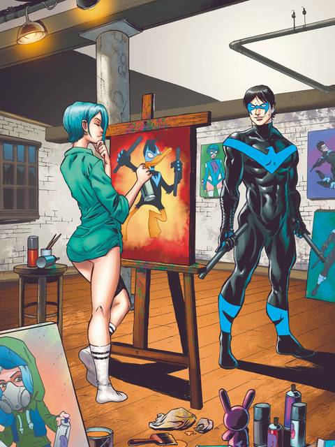 Cartoon image from a comic book