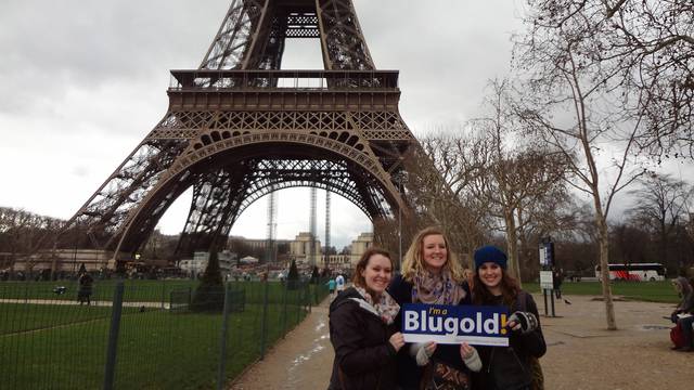 UWEC students studying in France